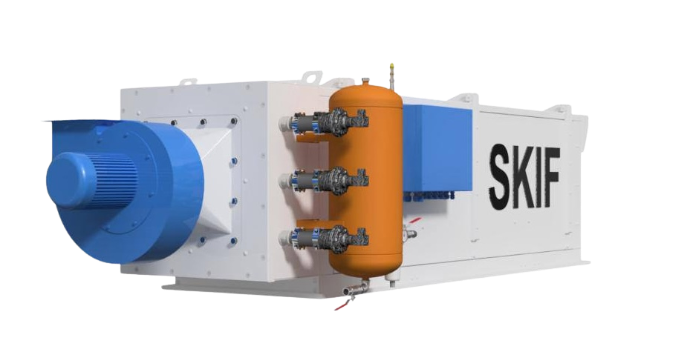 промислова система аспірації пилу на виробництві, industrial dust filtration system for factory, система фільтрації повітря для зернового елеватора, пиловловлююча установка для виробничого цеху, aspiration system for industrial dust control