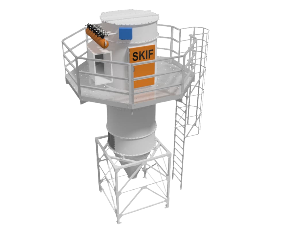 cyclone dust collector, система аспірації пилу, cyclone separator dust